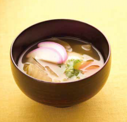 鶏の煮込みスープをアレンジ！簡単「お雑煮風」作り方・レシピ。 - こにはめも