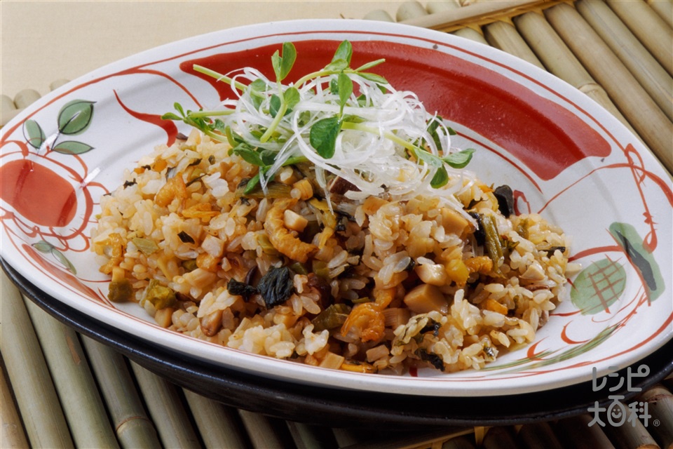 12 09 11 キムチ高菜チャーハンキムチレシピ