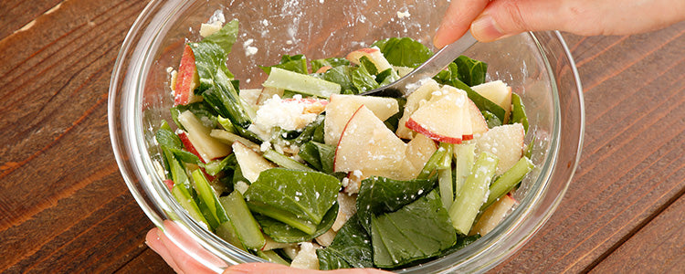 離乳食中期 小松菜のりんご煮 レシピ・作り方 by たくみ905 - 楽天レシピ