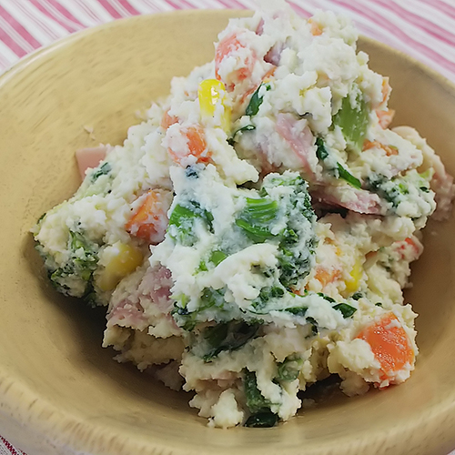 ツナとパセリ、オリーブのおからサラダ料理リレー レシピ集