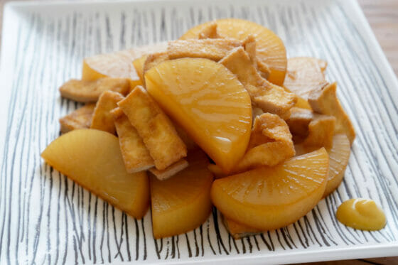 具は大根だけ味噌汁✨