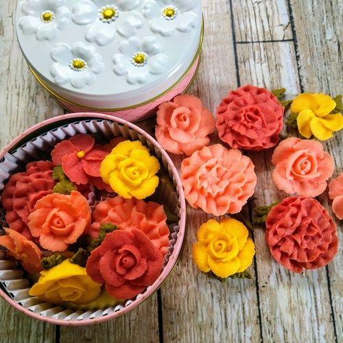 アンフラワークッキーを作ってみた！ねことフラワーケーキ