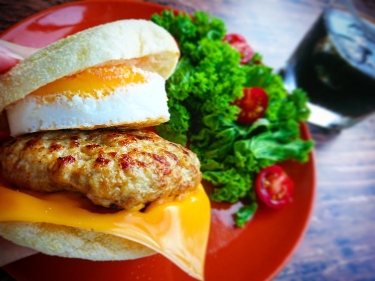 朝マックを再現してみた！！ぽんたの山行食育日記