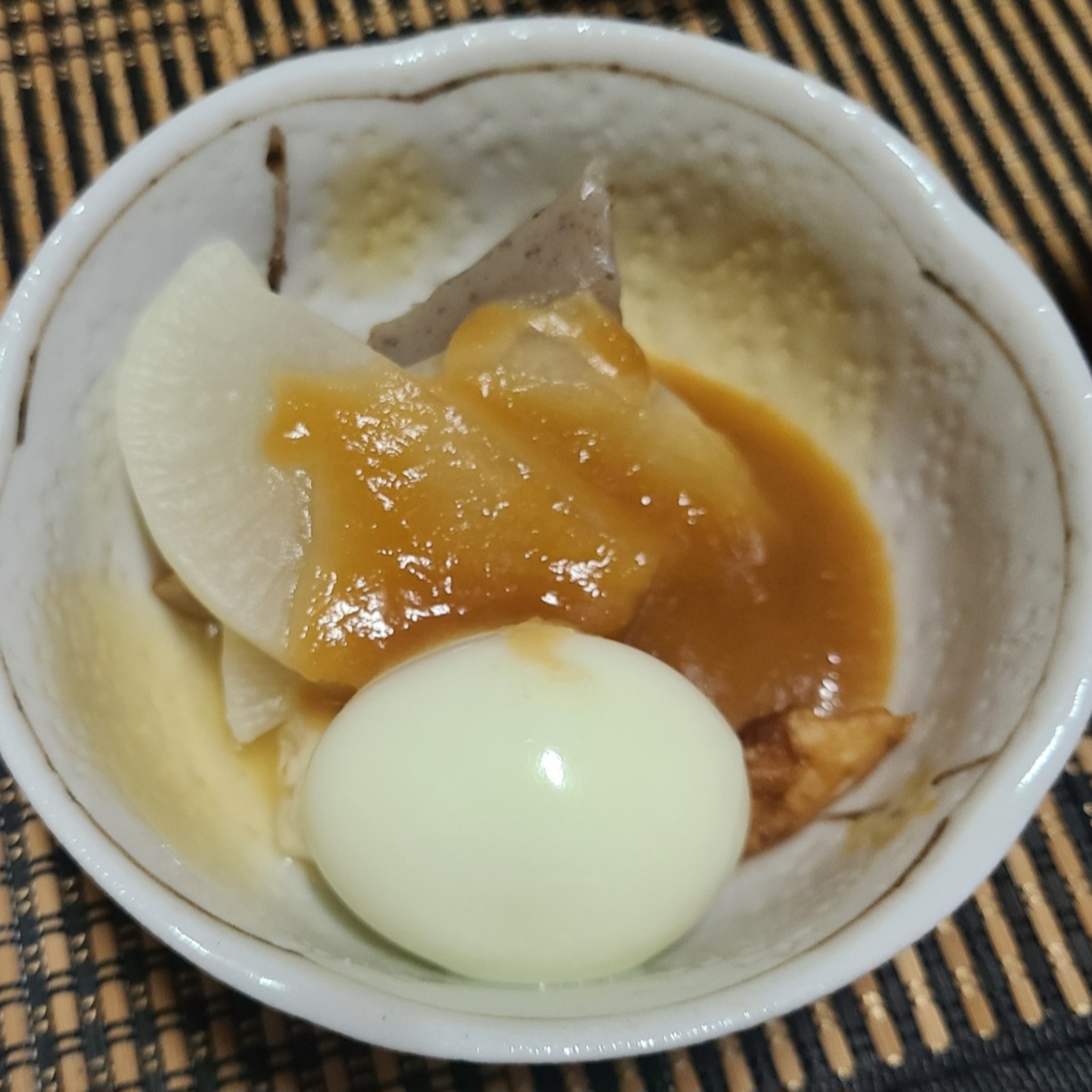 こんにゃくの味噌おでん