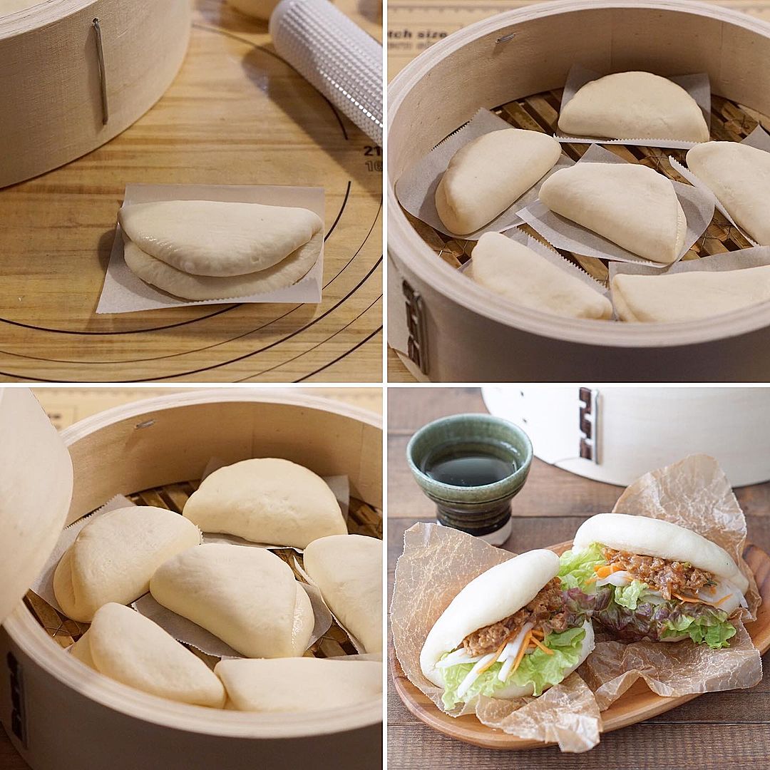 ホームベーカリーで生地作成の割包レシピ。 : スパイスと薬膳と