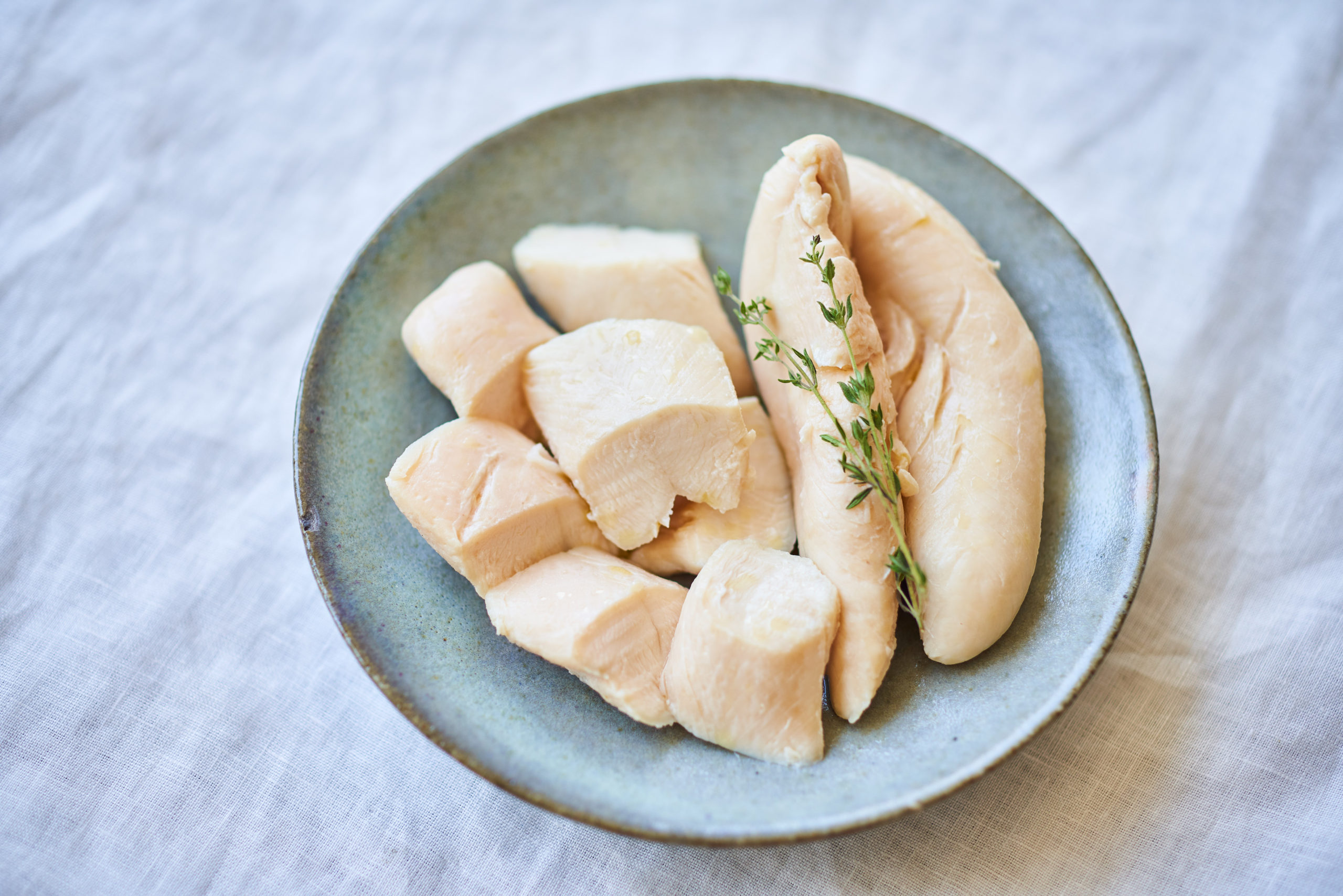 ～１分茹で～ささみの梅肉和え