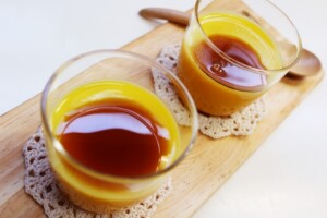 ハロウィンのバターナッツカボチャプリン