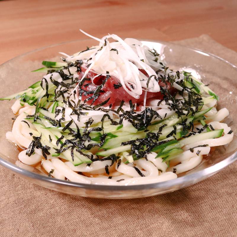 冷やしたぬきぶっかけうどん☆ざるうどん☆