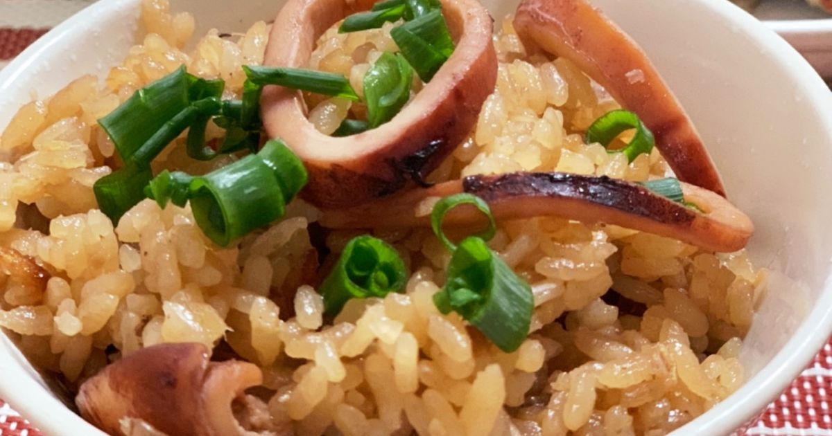 炊飯器で簡単！いかめし風もちもち炊き込みごはん