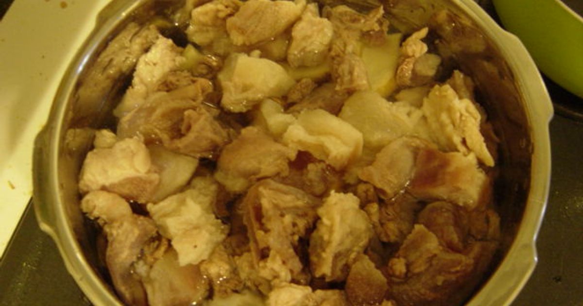 牛すじ肉の下ごしらえ