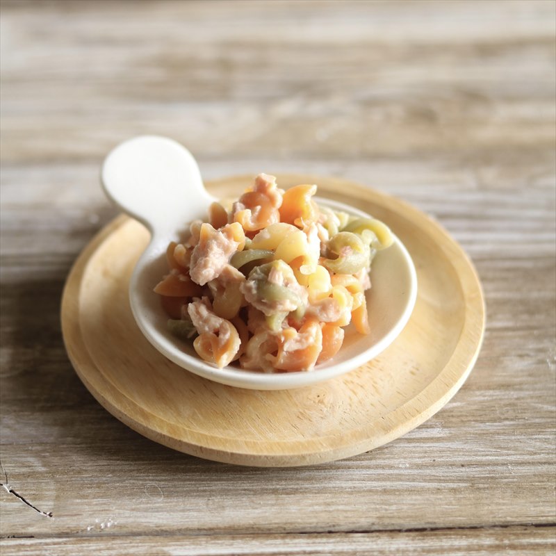 離乳食後期 手づかみきなこマカロニ