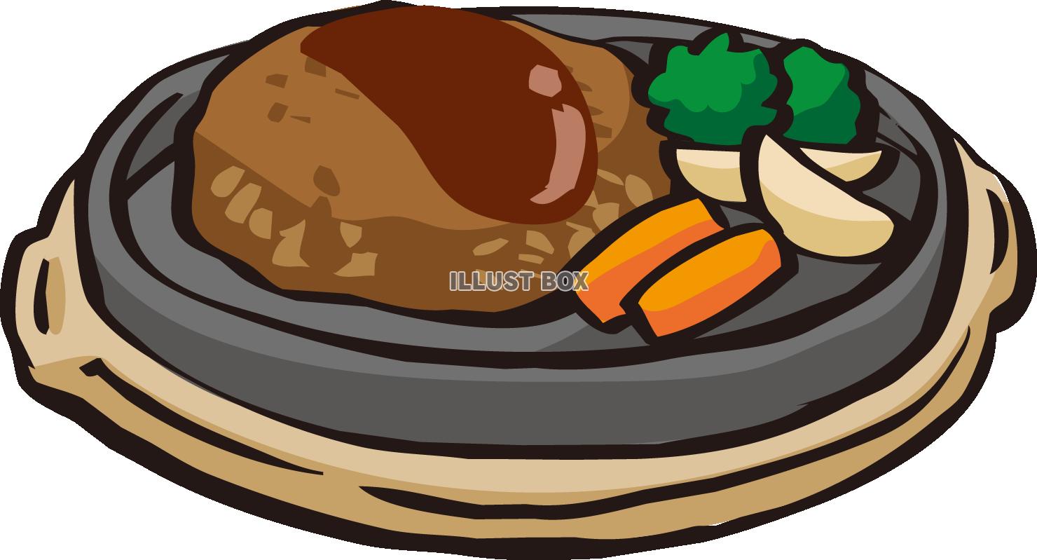 シンプルでかわいいハンバーグのイラストのイラスト素材81675796- PIXTA