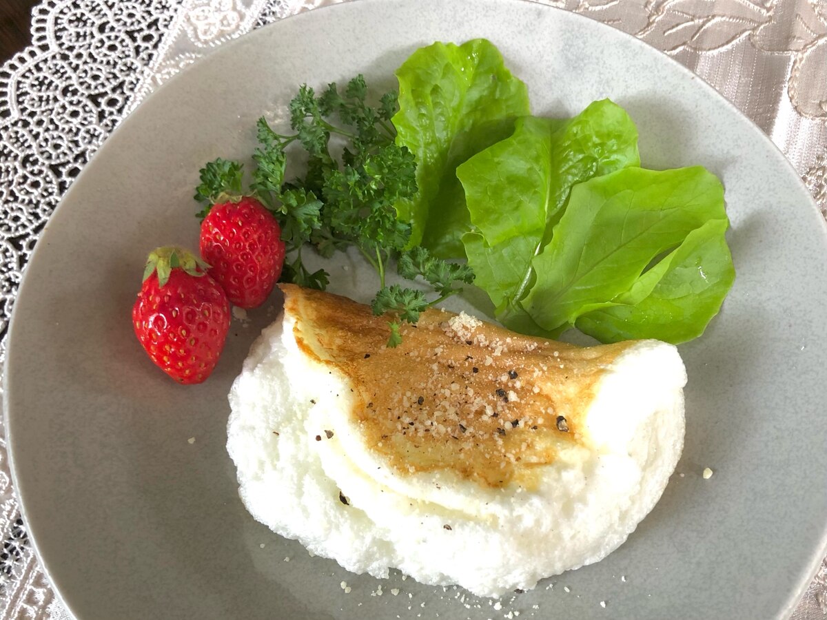 卵白のチーズオムレツ by 晴星はるせクックパッド簡単おいしいみんなのレシピが392万品