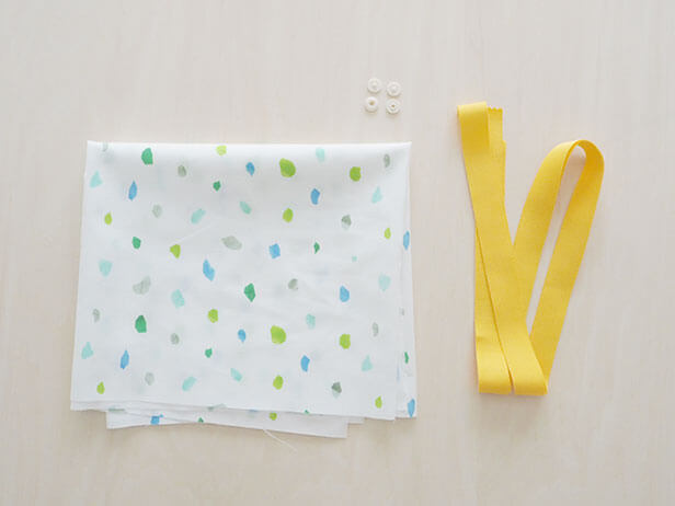 ショート丈カフェエプロン作り 生地１mで作れるエプロン 前掛け ソムリエエプロン