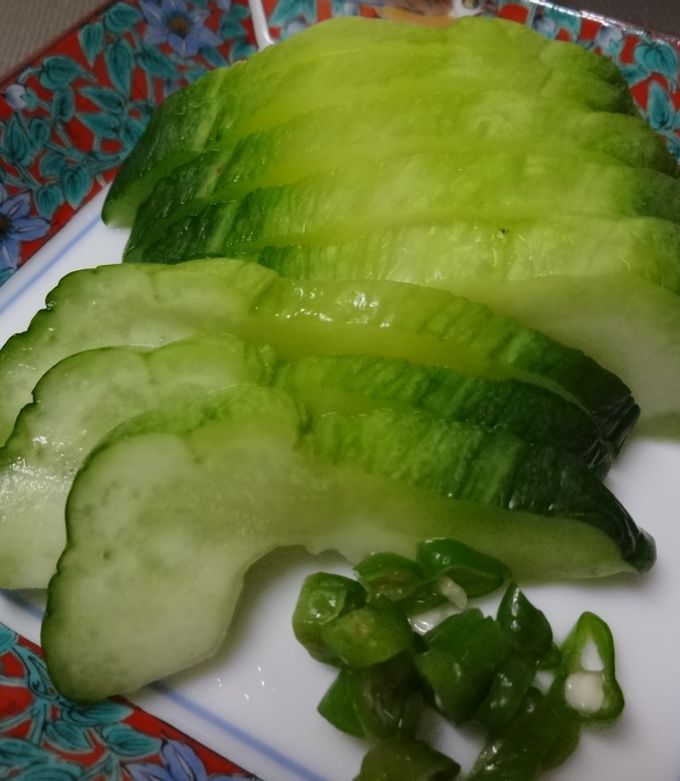 ポリ袋で簡単！調味料1つで☆瓜の漬け物
