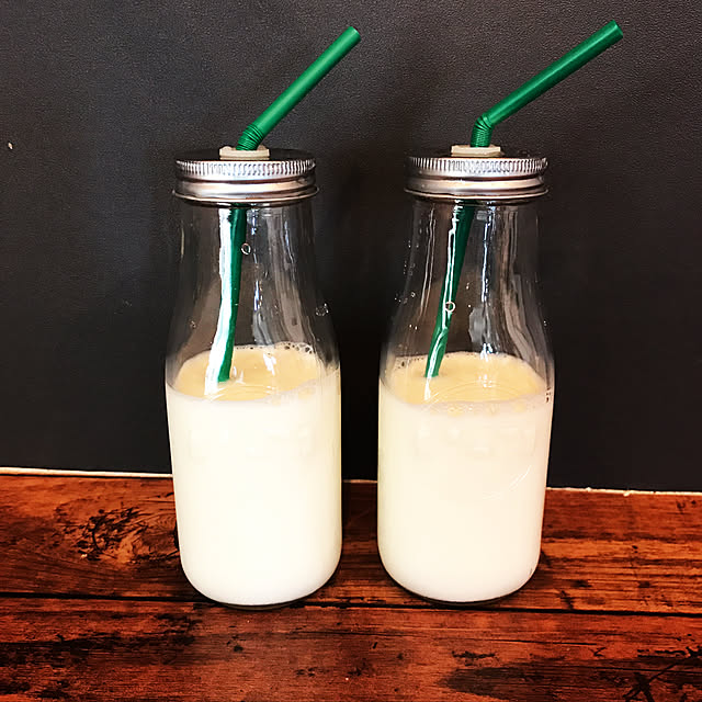 昔懐かしのコーヒー牛乳瓶を自宅で何度も作れる！ レトロなコーヒー牛乳瓶風の「保存容器」を紹介！！ グーニュービンバイオフィリア村〜自家製デザート・手作りアイスクリーム研究所