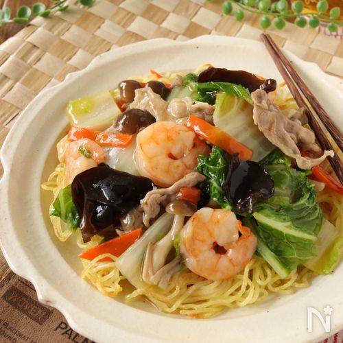 熱々あんかけ焼きそば