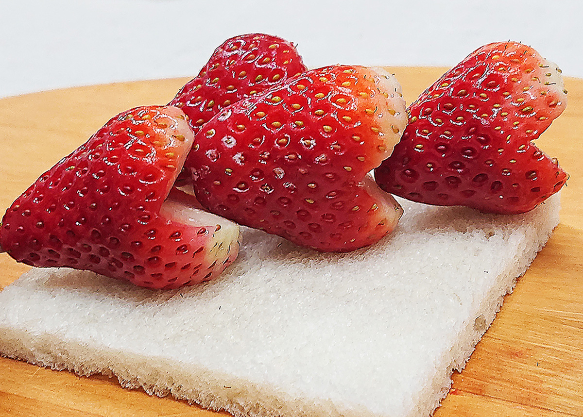 断面が幸せ フルーツサンド - さっさっさっと今日のおやつ