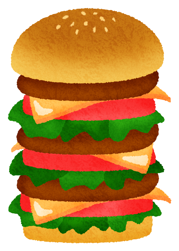 無料イラストハンバーガーパブリックドメインQ：著作権フリー画像素材集