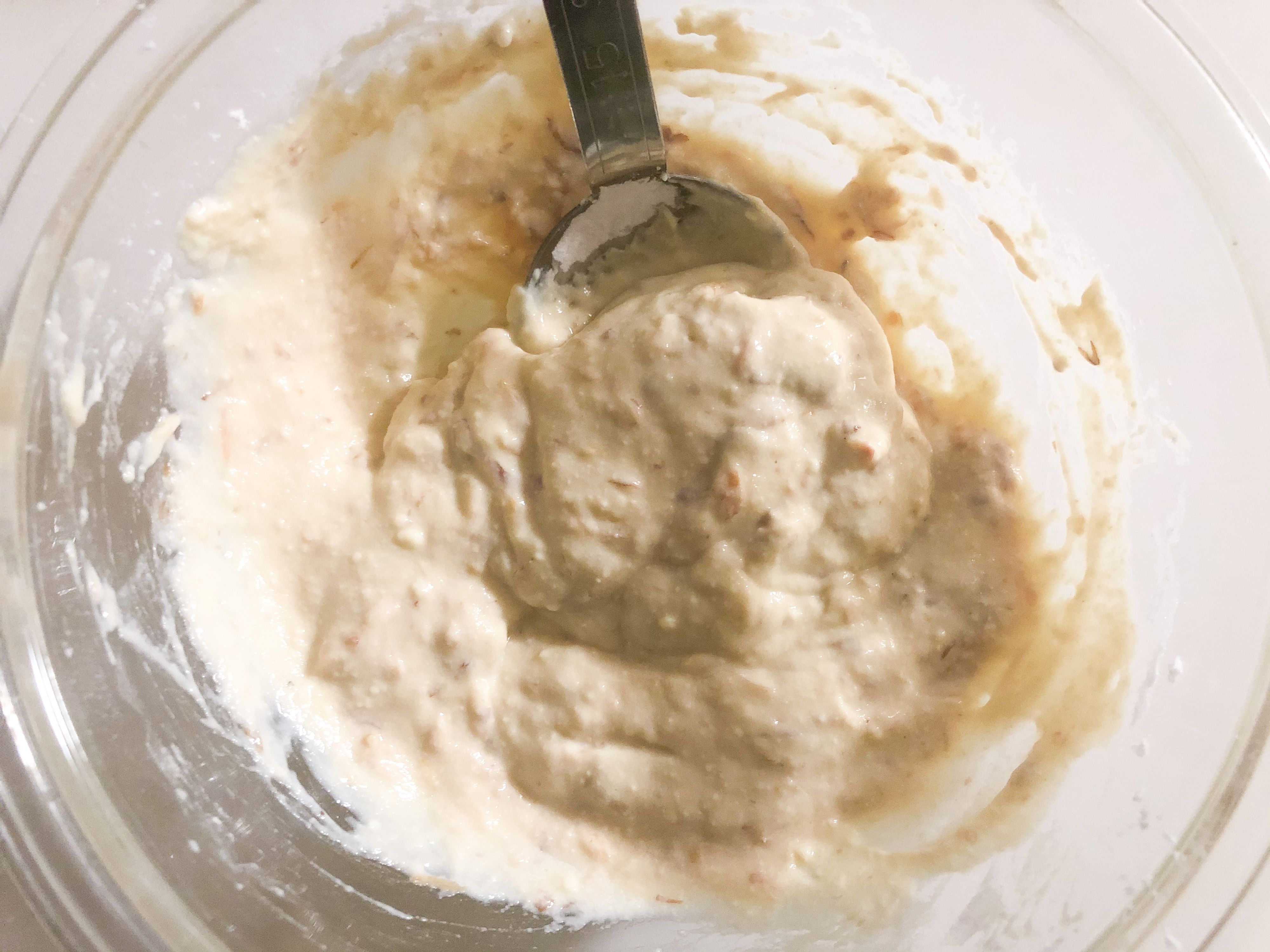 粉なしでふわふわ☆豆腐と納豆のチヂミ