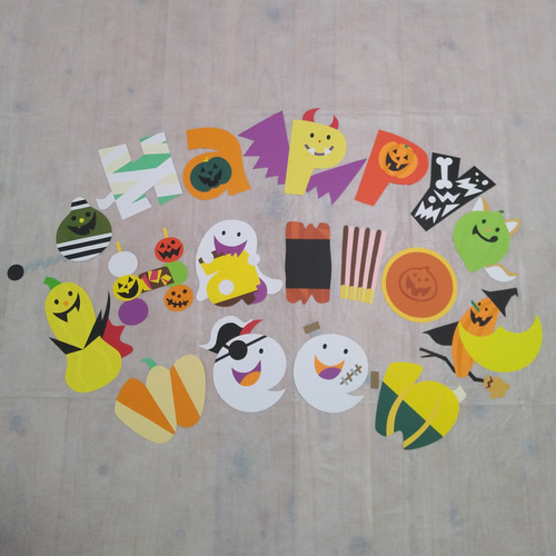 ミニ壁面 壁面飾り ハロウィン お菓子 クッキー キャンディー 画用紙 10月 - メルカリ