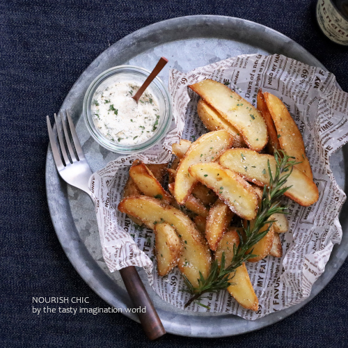 サワークリームオニオンでポテトフライ
