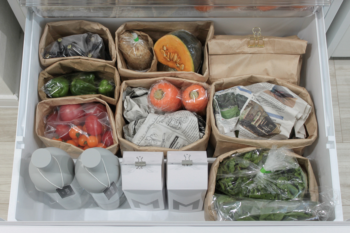 ダイソー FSCって何？野菜室に使ったクラフトバッグそら＊いろ 〜自分らしい暮らし