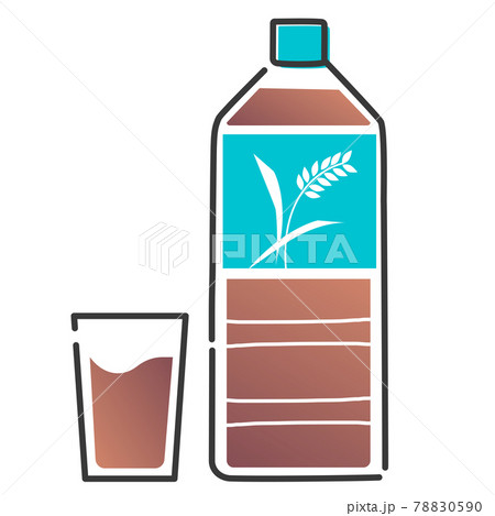 麦茶 食べ物・飲み物 その他一般・装飾 の無料イラスト介護アンテナ