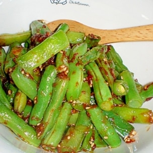 フーロー豆の肉味噌あんかけ 沖縄県レシピ