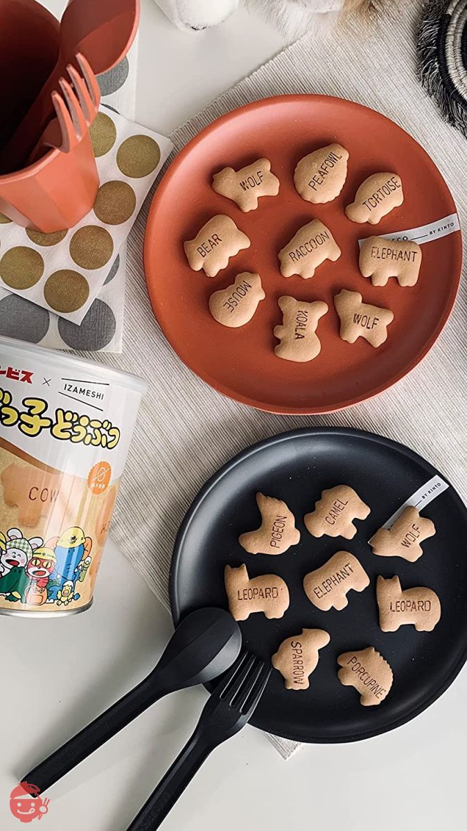 厚焼きたべっ子どうぶつDAISOの輪