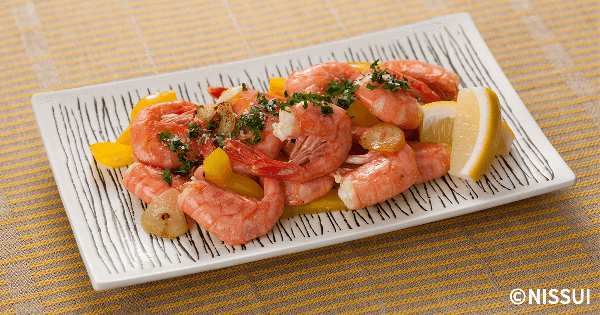 超簡単☆コストコ赤海老の殻ごとグリル