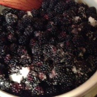 ブラックベリーの種のとり方山のケーキ屋・ぐる屋