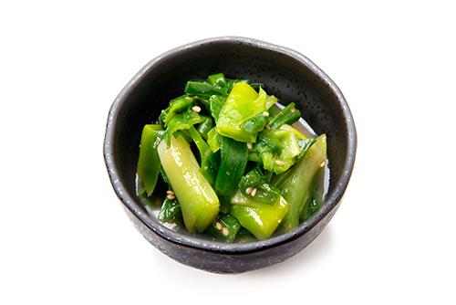 雑草を食べよう♪ノビルの味噌和え