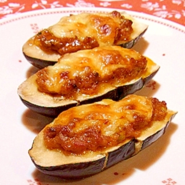 とろとろ食感！ 丸茄子のチーズ焼き