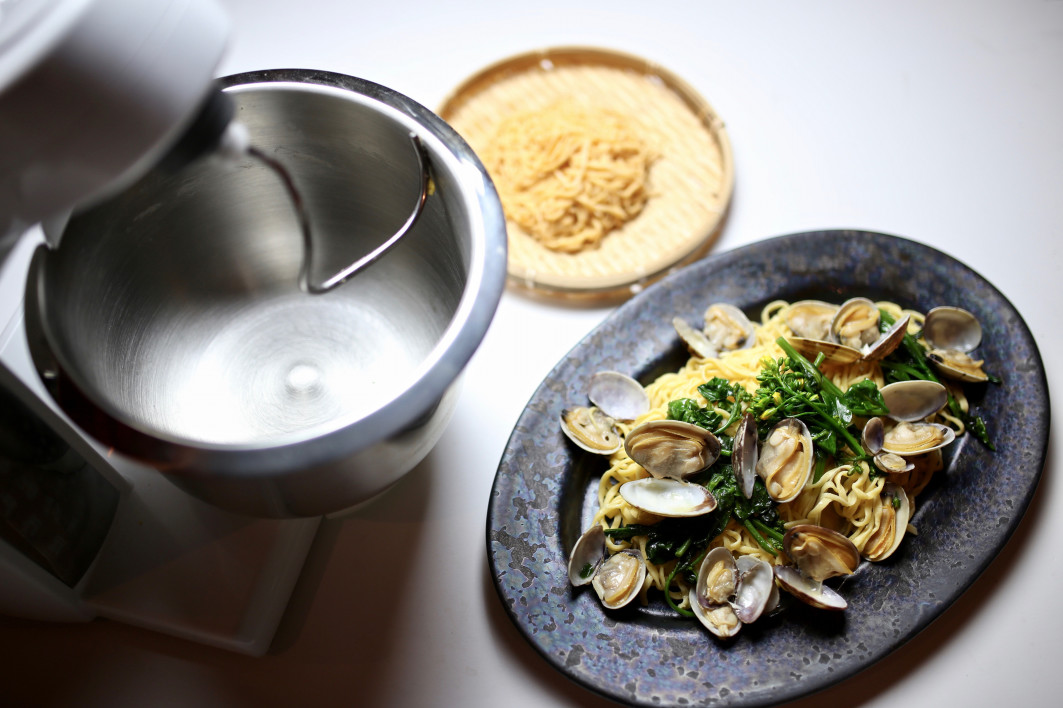 5月イタリア料理教室：地中海風なすとツナのフジッリとセモリナ粉の自家製パン手打ち生パスタ教室コトコトパスタ