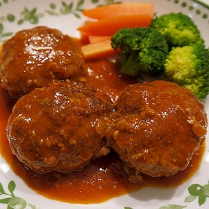 牛乳なしでハンバーグ レシピ・作り方 by ブ〜子 - 楽天レシピ