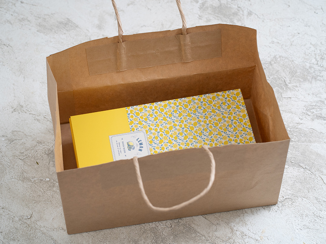 未晒手提袋 205 マチ広無地の手提げ紙袋お菓子・パン材料・ラッピングの通販 cotta＊コッタ