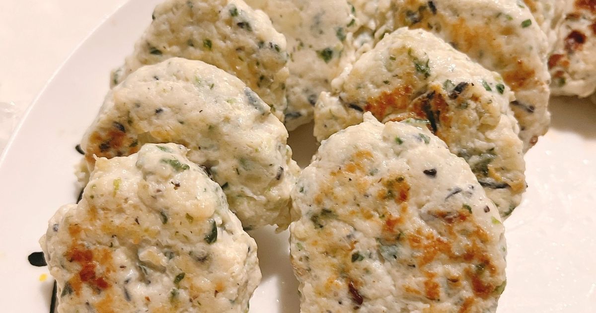 豆腐といわしのハンバーグ