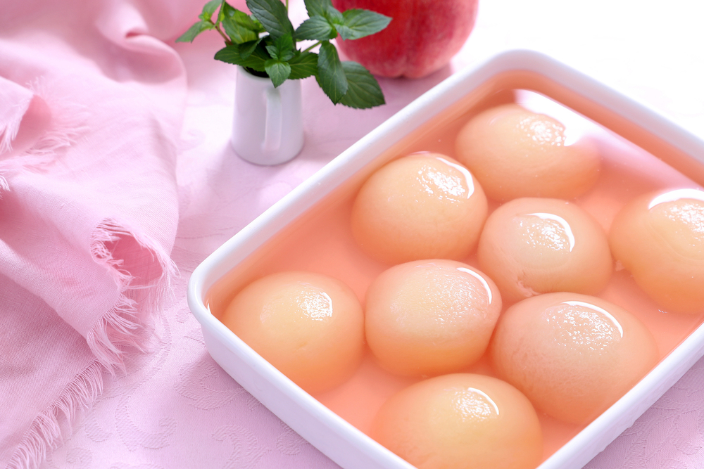 簡単デザート♪ 桃のはちみつレモンコンポート