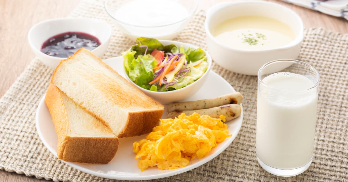 糖尿病1600Kcal献立4 冬：朝食公益社団法人奈良県栄養士会