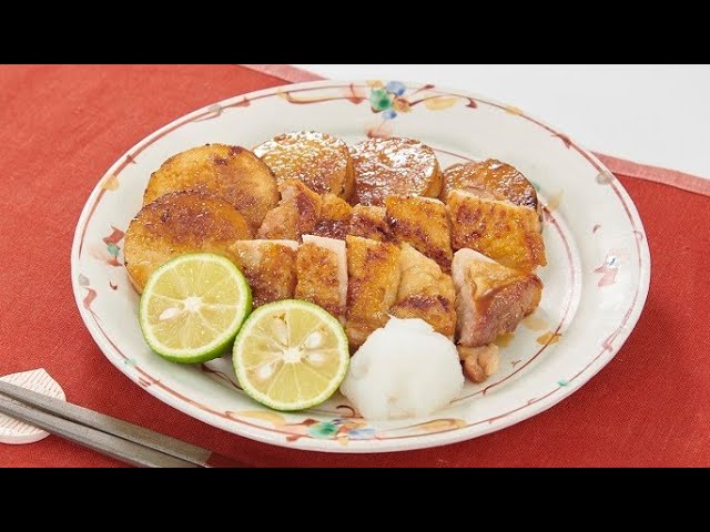 鶏肉と長芋の照り焼き