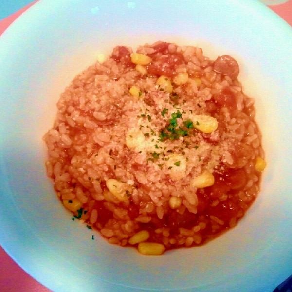 濃厚 エビのトマトクリームリゾット