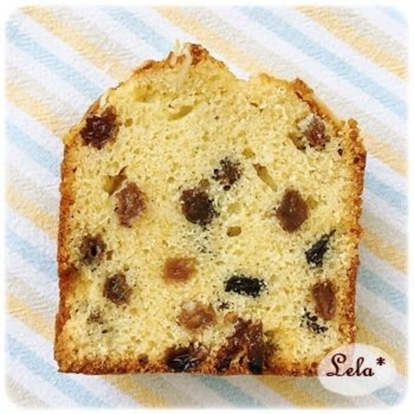 MAURITIUSラムレーズンのパウンドケーキ