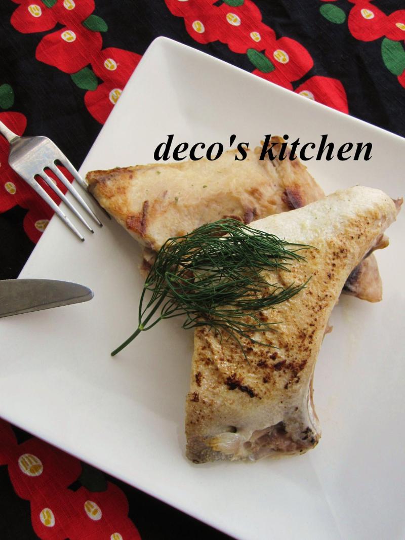 ブリのオリーブオイル焼き