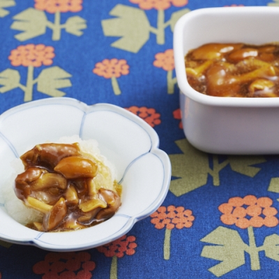 生なめこと豆腐の味噌汁