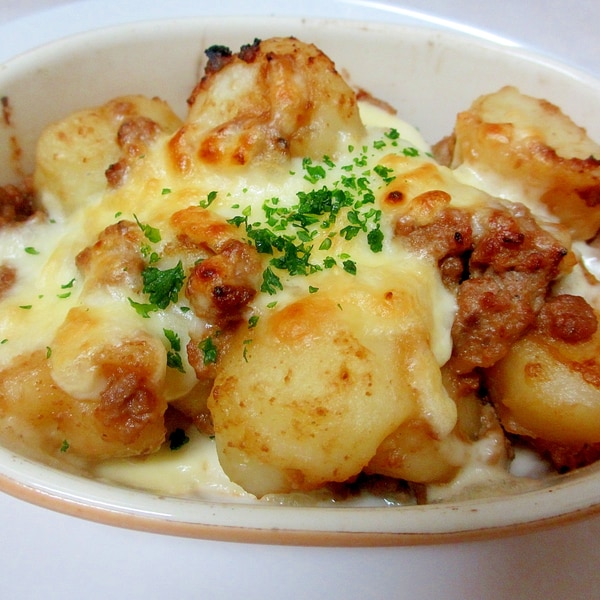 フライパンで簡単☆チキンとじゃがいものチーズ焼き