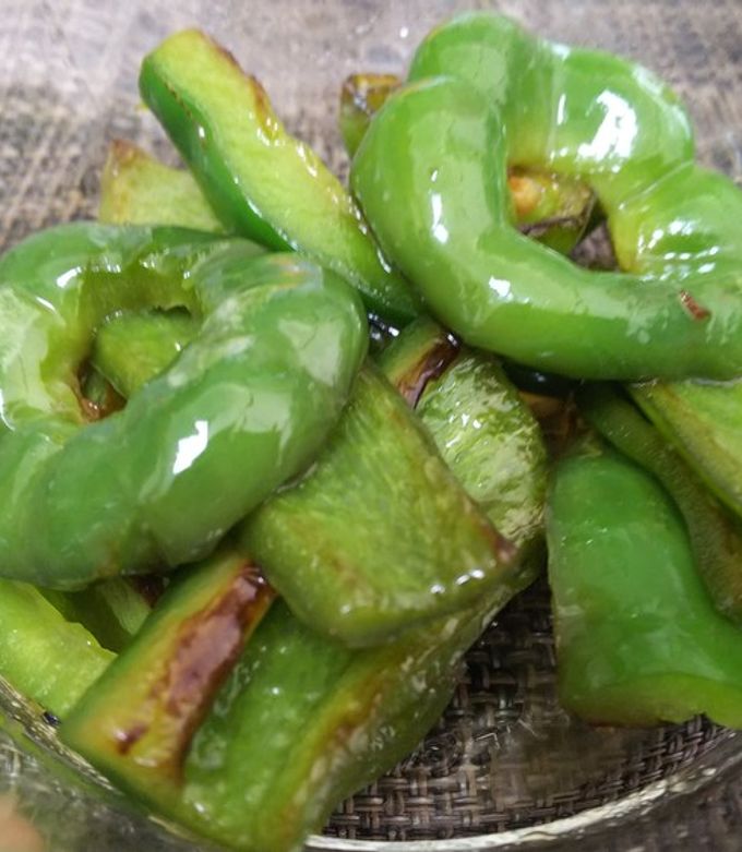 レンジでかんたん！ピーマンのナムル白だし16倍レシピ七福醸造株式会社