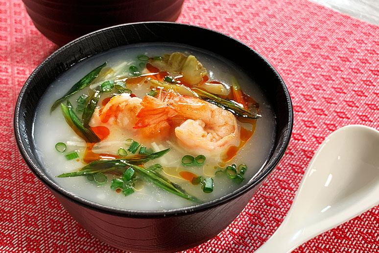 白菜の中華風粥