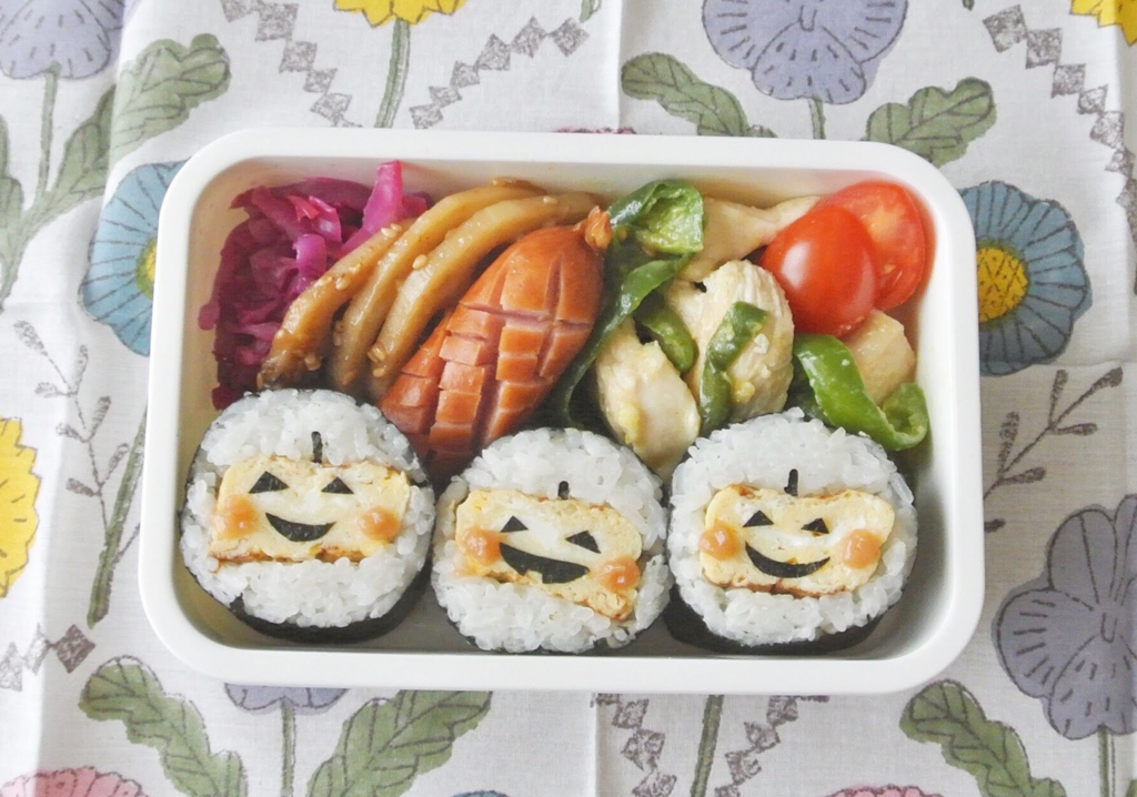 ハロウィン弁当 卵焼きTikTok
