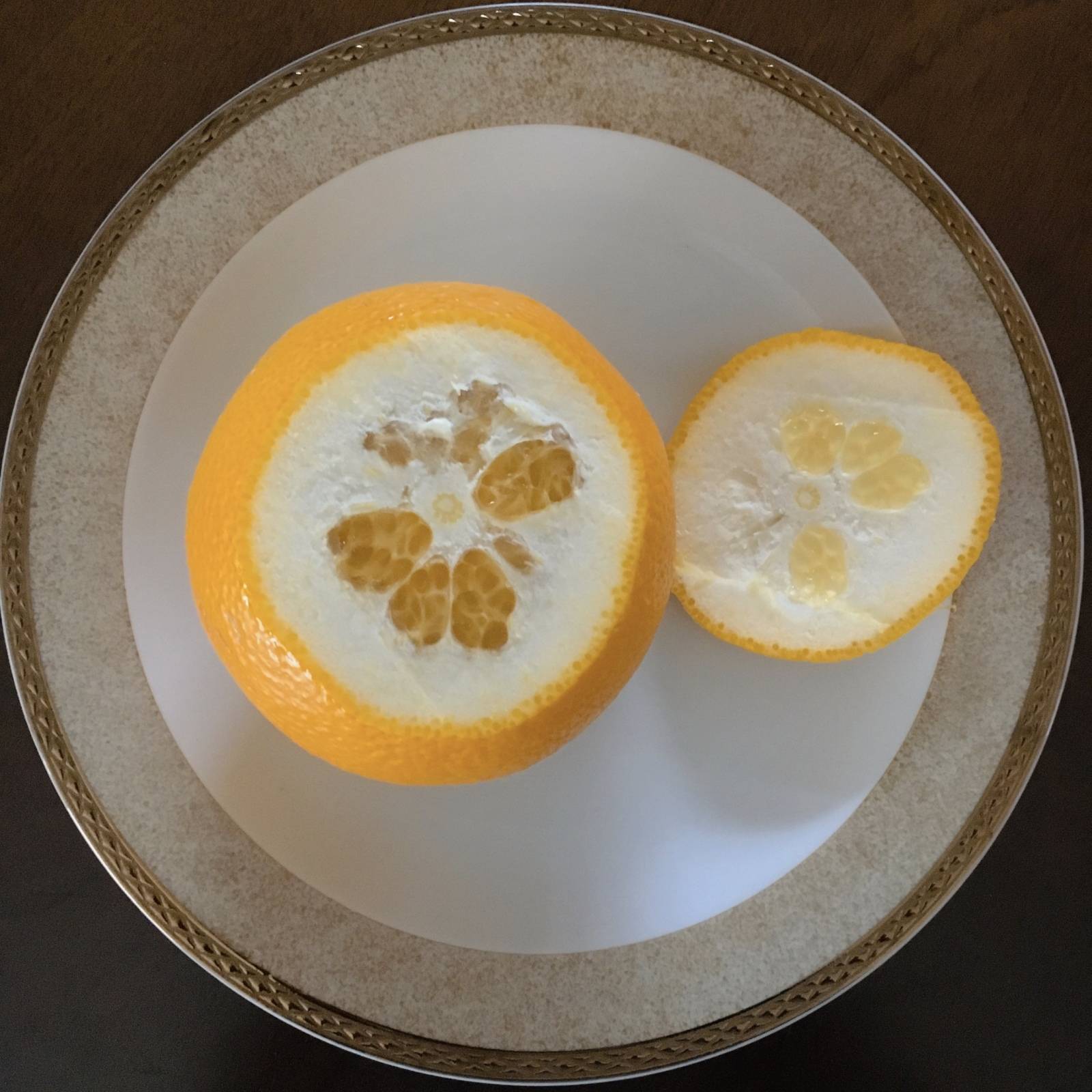 はっさくのむき方